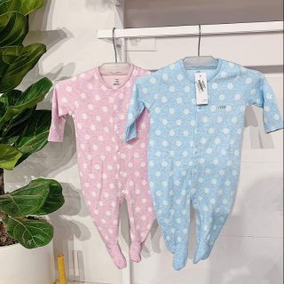 Nous- Body có tất chấm bi tím / xanh