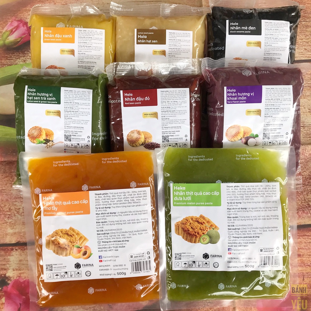 Nhân Trung Thu Sên Sẵn Phú Thương Gói 1KG Nguyên Liệu Làm Bánh Trung Thu
