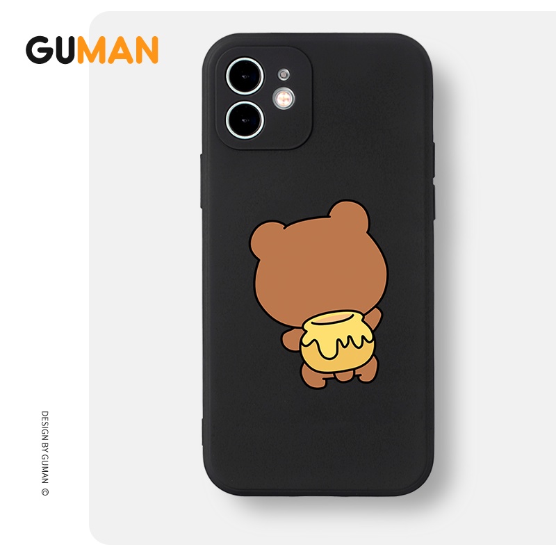 Ốp lưng GUMAN chống bẩn cặp đôi dễ thương đẹp cho IPHONE 14 13 12 11 PRO MAX SE 2020 X XR XS ip 8 7 6S 6 PLUS kute XYB175