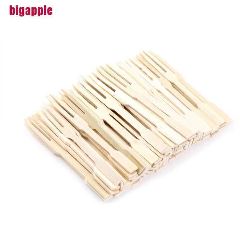 Set 80 Nĩa Tre Ăn Trái Cây / Đồ Tráng Miệng Dùng Một Lần Tiện Dụng