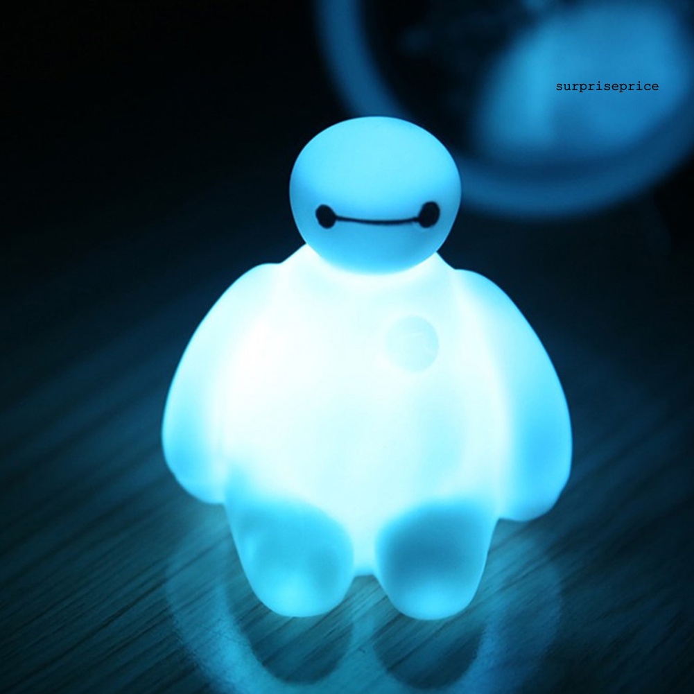 Đèn ngủ LED đổi màu hình hoạt hình Baymax xinh xắn