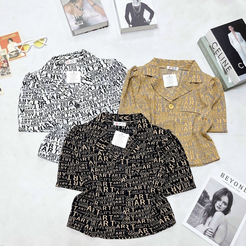 ÁO KIỂU THIẾT KẾ FORM NGẮN