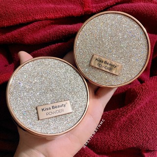 Phấn nén 2 tầng Kiss Beauty nắp đá