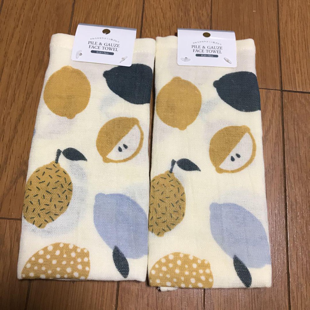 Khăn mặt cotton 2 lớp 100% cotton công nghệ dệt cao cấp của Nhật Bản