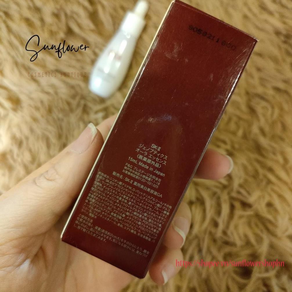 SK-II Genoptics Aura Essence 15ml – Serum dưỡng trắng, nuôi dưỡng làn da