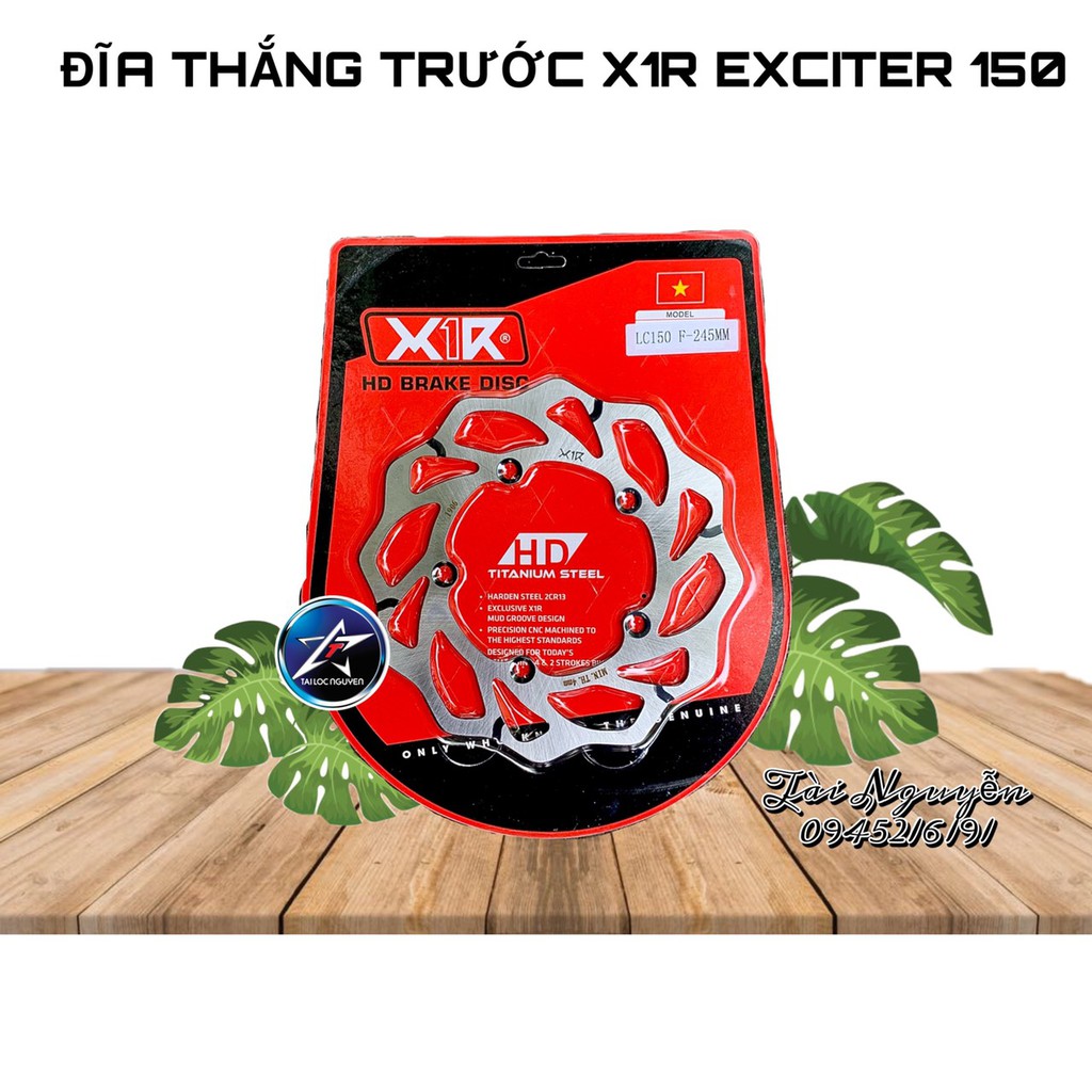 CẶP ĐĨA THẮNG X1R CHO EXCITER 150