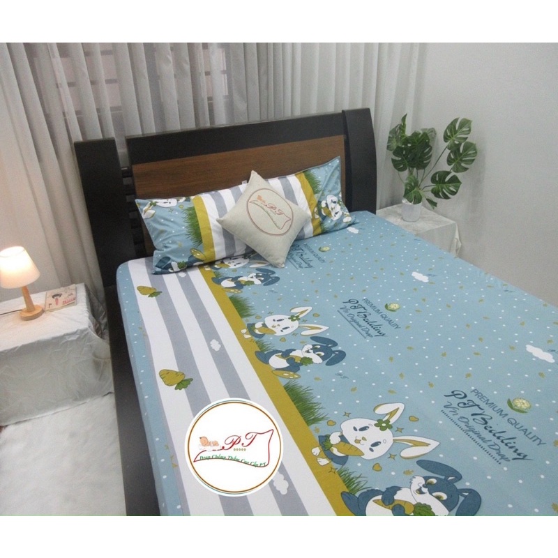 Ga chống thấm PT 100% cotton thỏ cam