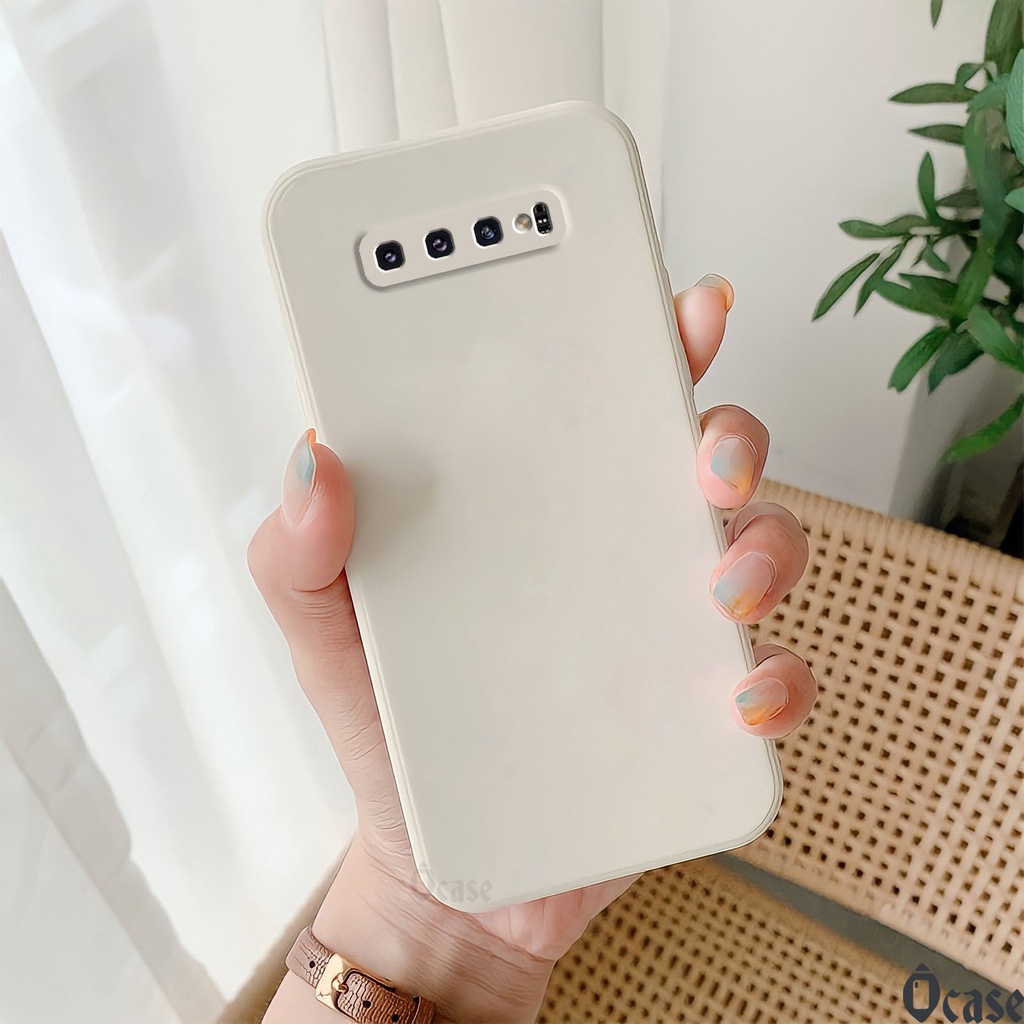 Ốp lưng Samsung S10 / S10 Plus in hình Nasa vũ trụ cạnh viền vuông có bảo vệ camera
