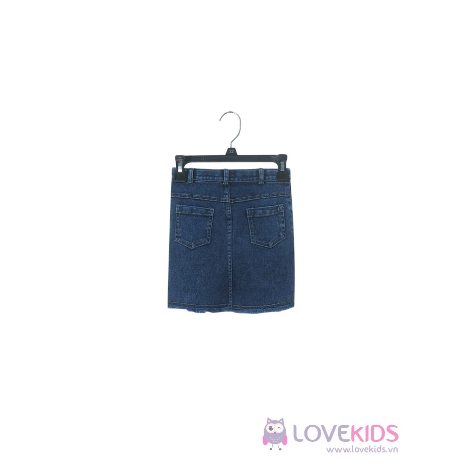 Chân váy jeans Sunshine – xanh ghi Lovekids LK0115