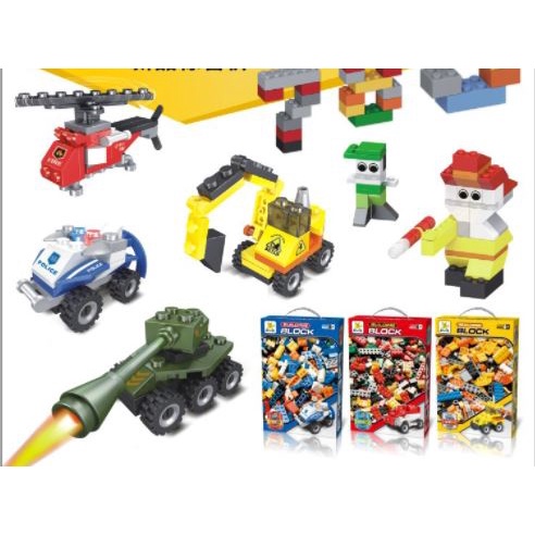 BỘ ĐỒ CHƠI THÔNG MINH LẮP GHÉP LEGO 1000 CHI TIẾT NHIỀU MÀU SẮC CHO BÉ THỎA SỨC SÁNG TẠO HỘP MÀU XANH