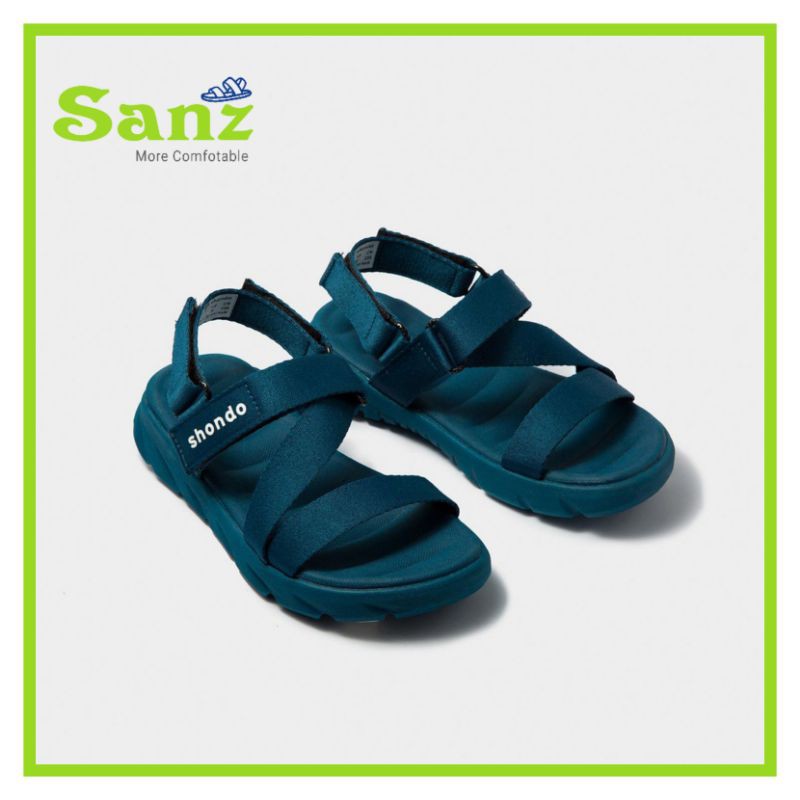 Giày Sandal Shondo Shat F6 Sport màu Xanh đen Chính Hãng 100%