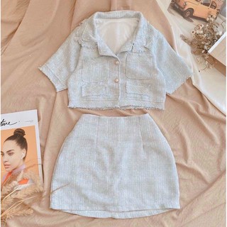 SET VÁY DẠ TWEED XINH XẮN