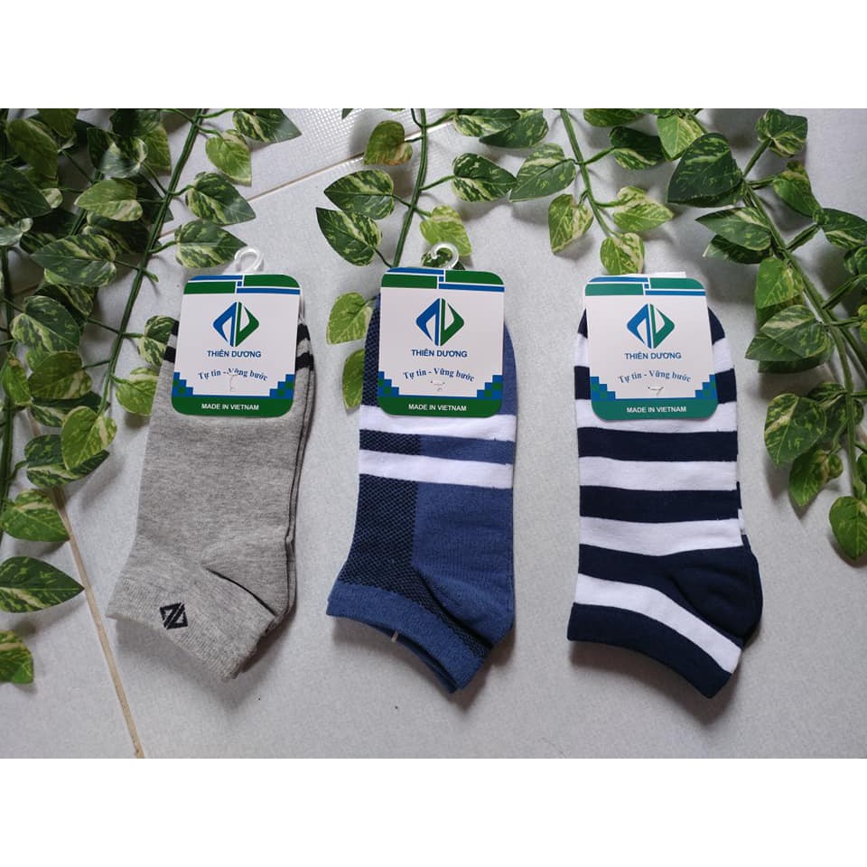 Set 5 tất nam/Tất thể thao cổ ngắn/hàng MADE IN VIỆT NAM (mua 2 set được tặng quần ship hoặc 12 gói 