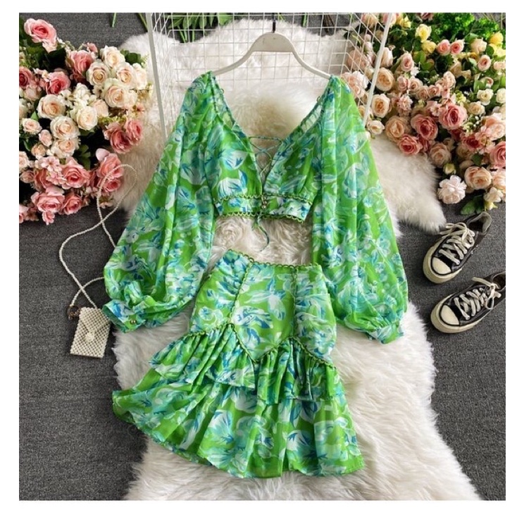 (oder china) set hoa siêu đẹp xinh kiều nữ
