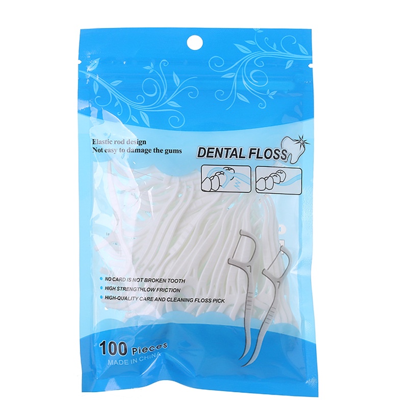 Set 100/ 50/ 25 Tăm Chỉ Nha Khoa Dental Floss Đảm Bảo An Toàn Răng MiệngDuashop