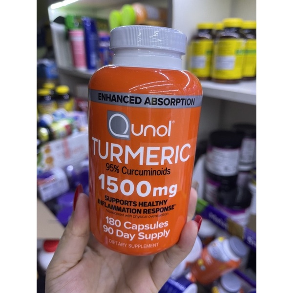 Qunol turmeric viên uống tinh chất nghệ 150g 180 viên/120 viên