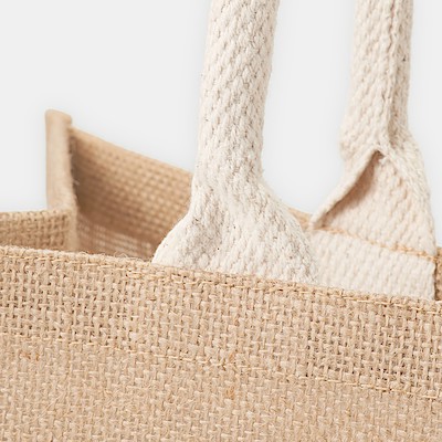 TÚI MY BAG VẢI SỢI ĐAY TRẮNG THÔ MUJI CÁC SIZE