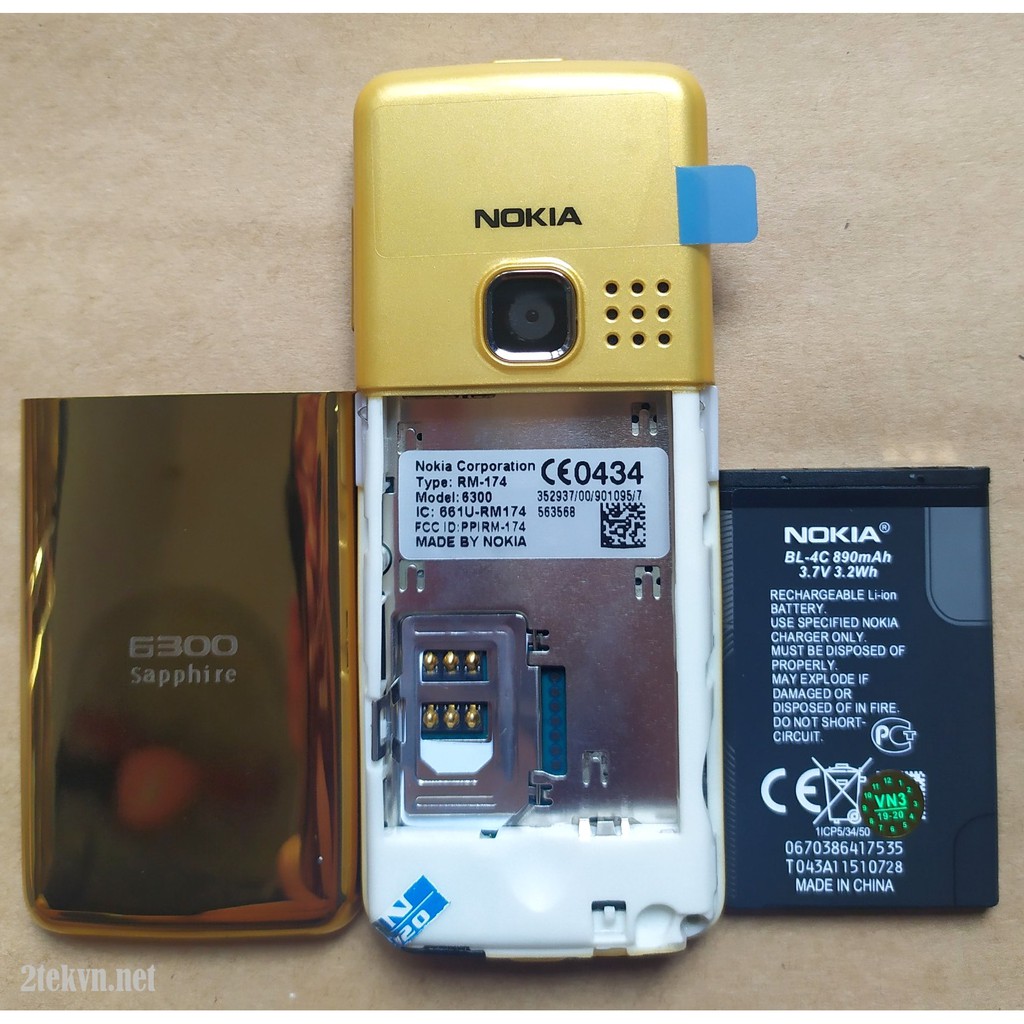 Điện thoại độc cổ NOKIA 6300 giá rẻ pin khủng - bảo hành 12 tháng
