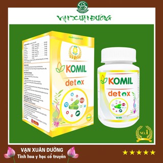 Hôi miệng Komil Detox của Vạn Xuân Đường làm thơm miệng, khử tận gốc nguyên nhân hôi miệng