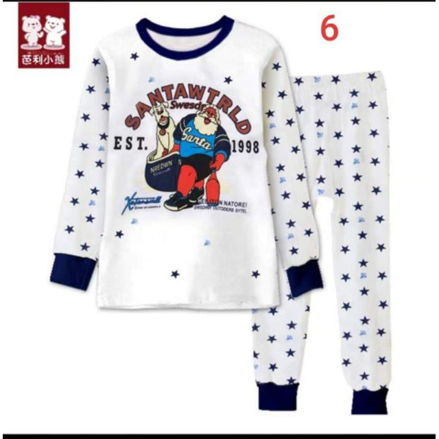 Bộ Thu Đông Dài Tay Cho Bé Lớn 100% Cotton.