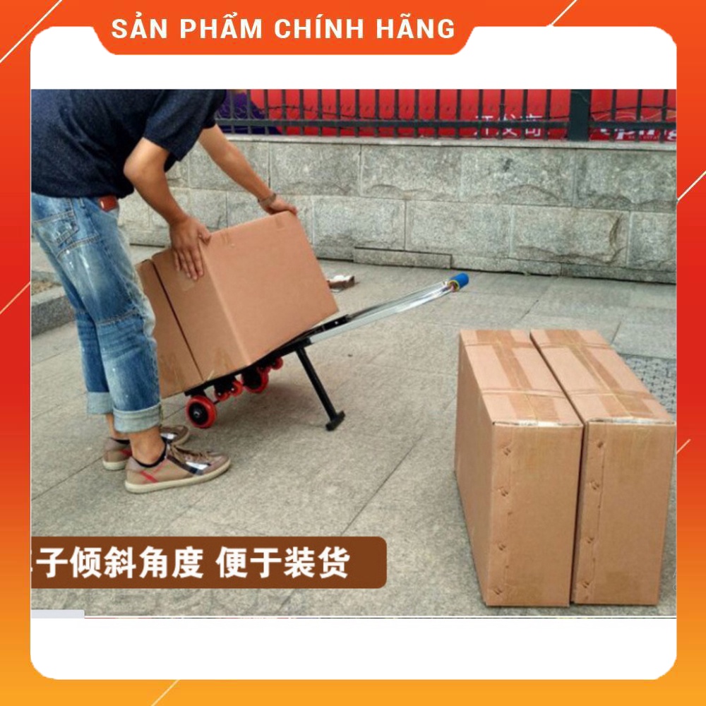 Xe kéo tay gấp gọn tiện lợi nhập khẩu XKT02 mới 🍃Freeship🍃 Xe kéo hàng 2 bánh