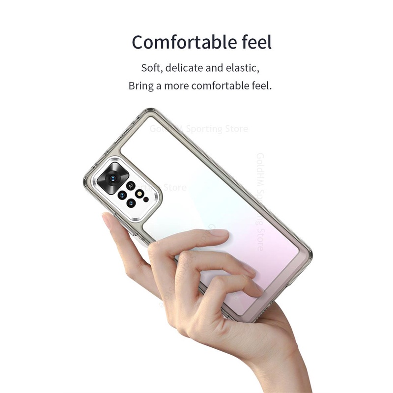 Ốp Điện Thoại Acrylic Trong Suốt Họa Tiết Không Gian Cho Xiaomi Redmi Note 11T 11S 11E 11 5G Redmi Note 11T Pro Plus 5G 4G
