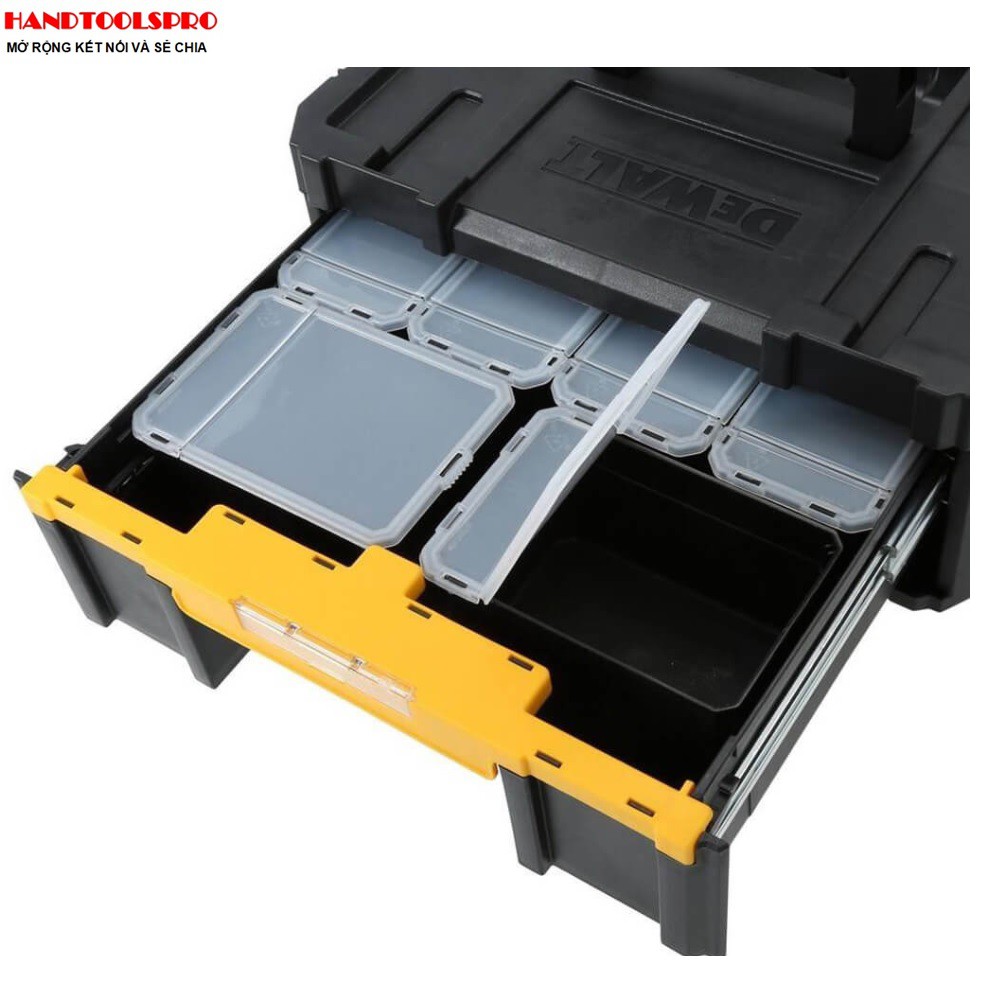 Thùng đồ nghề 430X175X300mm có khay đựng phụ kiện DEWALT DWST17803