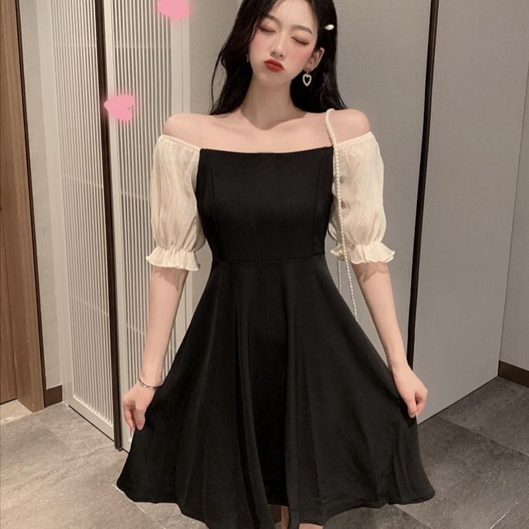 Đầm Nữ Trễ Vai Tay Phồng Thời Trang Quyến Rũ | BigBuy360 - bigbuy360.vn