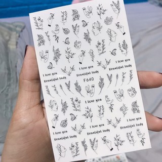 tikker dán nail nhiều hình