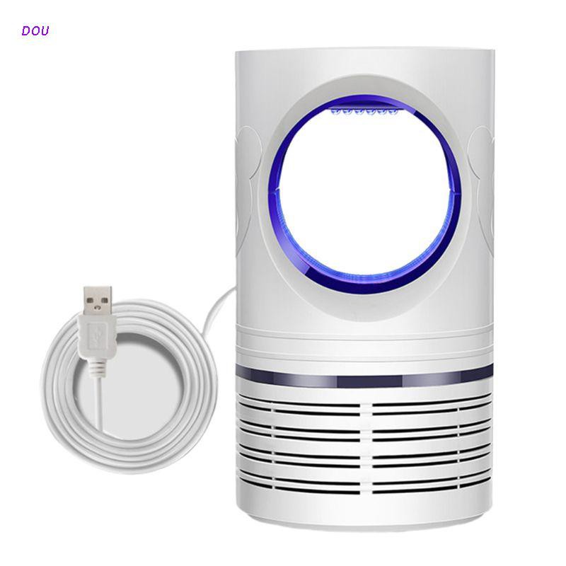 DOU UV Mosquito Killer Lamp USB Powered Insect Trap 8LED Light for Indoor Outdoor Pest Control