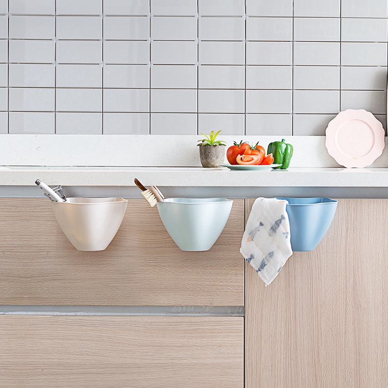 Hộp đựng rác hình hoa treo tủ nhà bếp đa năng