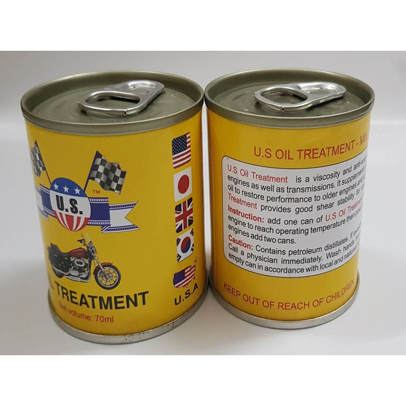 Súc động cơ và phụ gia nhớt xe máy us