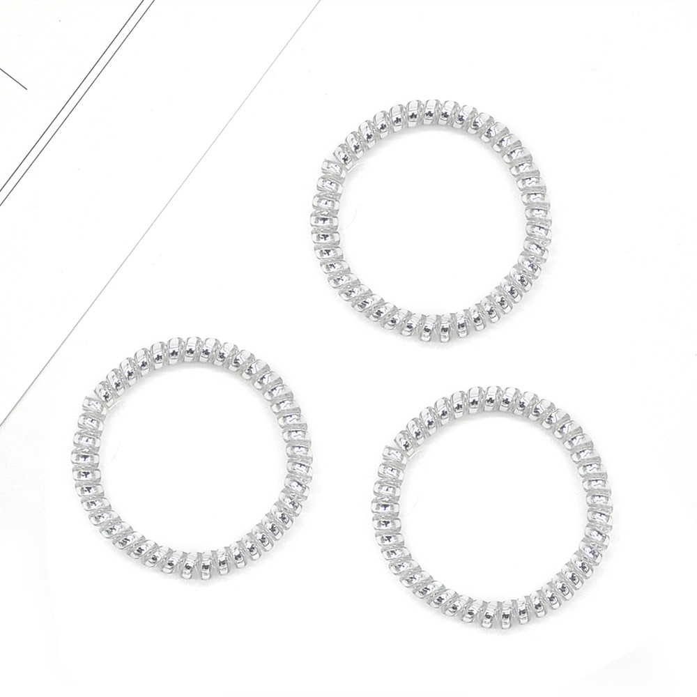 Bộ 12 dây thun cột tóc lò xo đơn giản cho nữ