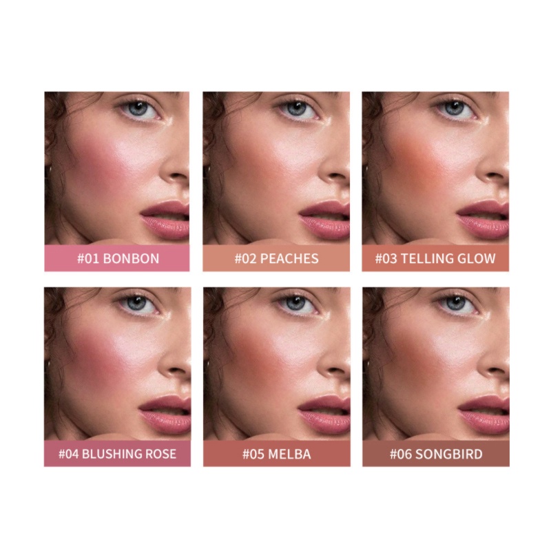 [Hàng mới về] Kem má hồng QiBEST dưỡng ẩm tự nhiên chất lượng cao