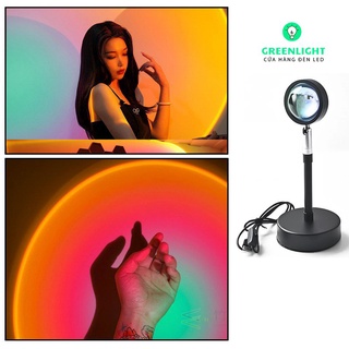 Đèn Hoàng hôn Sunset Tiktok RGB có điều khiển chuyển đổi 16 màu + 4 chế độ đặc biệt, đèn sống ảo SIEU HOT