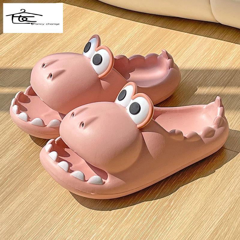 Dép Sandal Bít Mũi Đế Mềm Chống Trượt Chống Nước In Hình Hoạt Hình Dễ Thương