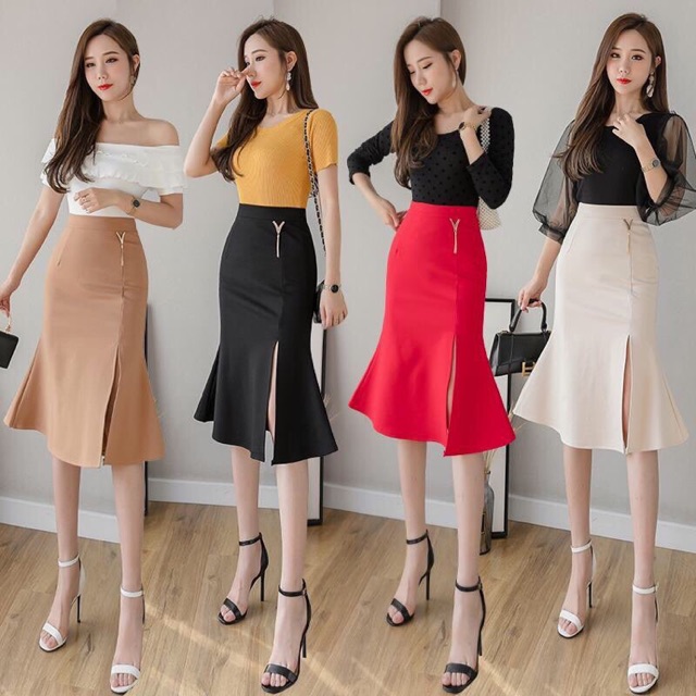 Hàng nhập Chân váy nữ thời trang kiểu dáng công sở QCNP1733