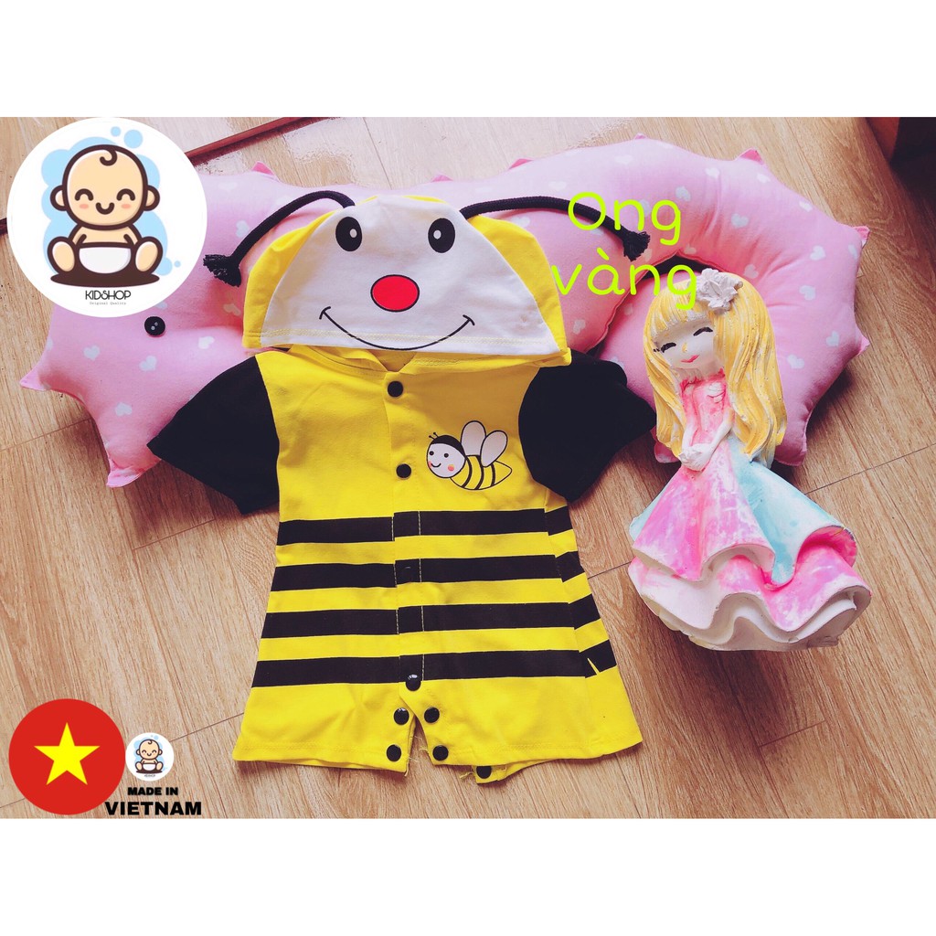 [HÀNG CAO CẤP] Bodysuit cho Bé - Bodymulien - Body hình thú cute - KIDSHOP (MADE IN VIETNAM)