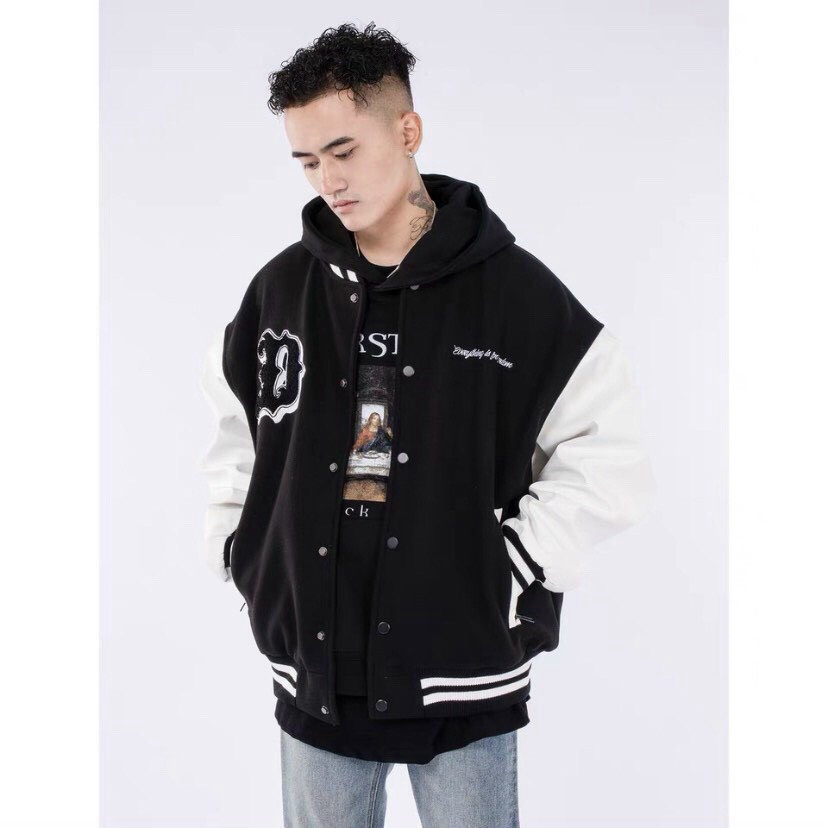 ÁO KHOÁC NỈ BOMBER UNISEX NAM NỮ FORM RỘNG HỌA TIẾT CỰC CHẤT , THỜI TRANG HOTTREND MIDU FASHION