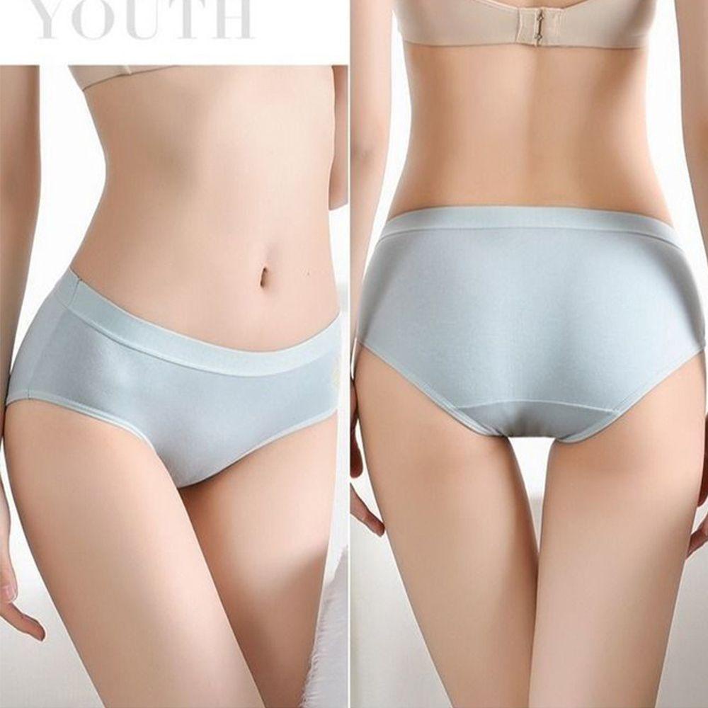 YVE Quần Lót Phụ Nữ Cộng Với Kích Thước Cotton Màu Rắn