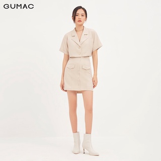 Chân váy nữ 2 túi nẹp nút gumac va1232