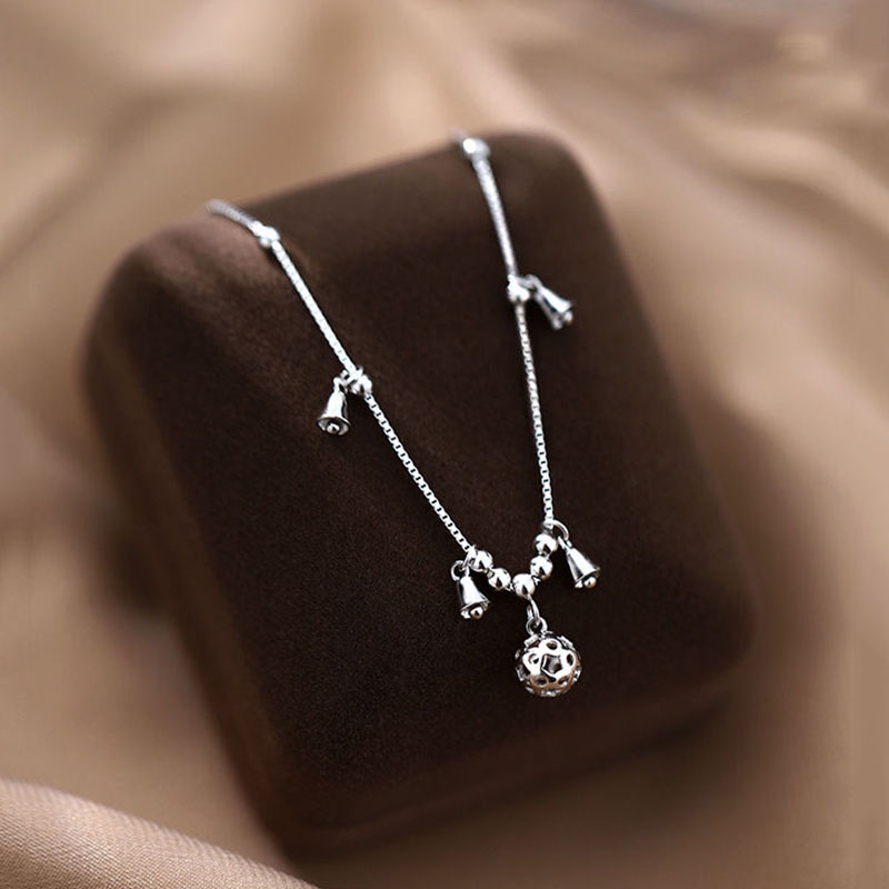 Lắc Chân Hình Chuông Gió Đính Hạt Tròn May Mắn Thời Trang Cho Nữ