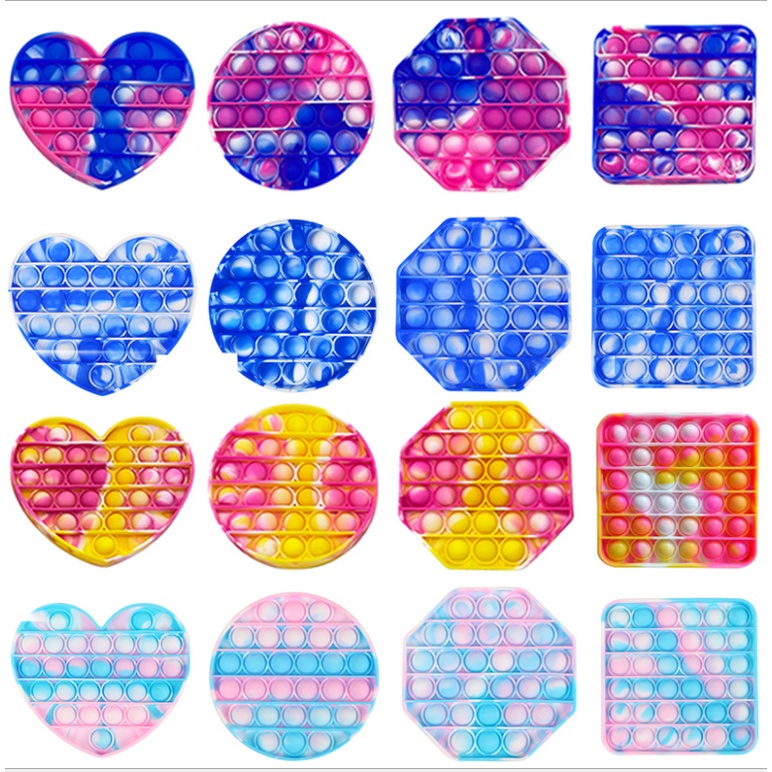 TIK TOK Đồ chơi bóp bong bóng giảm căng thẳng bằng silicon nhiều kiểu dáng độc đáo