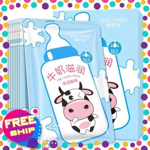 MẶT NẠ SỮA BÒ TƯƠI MILK MOISTURIZING MASK BISUTANG