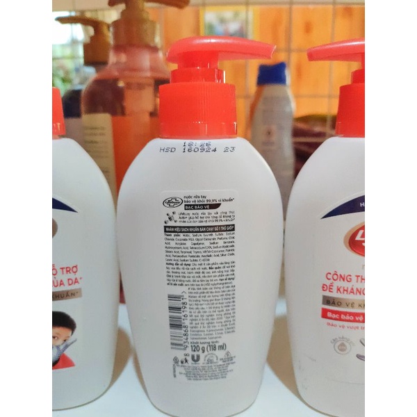 Nước rửa tay Lifebuoy bạc bảo vệ 120g