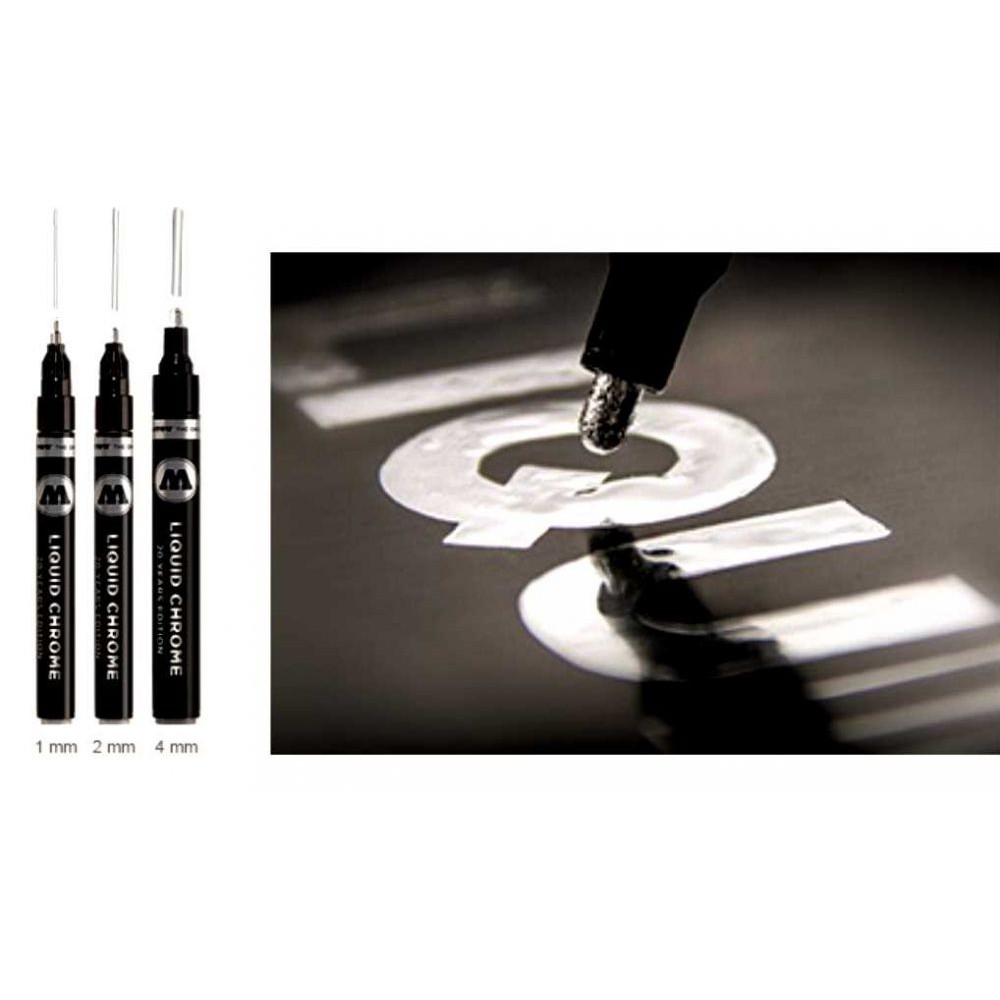 Bút kẻ bút tô bút sơn Molotow Liquid Chrome Marker cho mô hình tool hobby