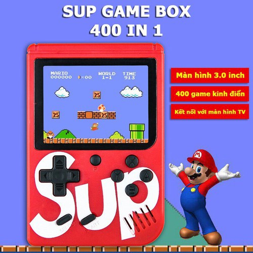 Máy Chơi Game Sup 400 Game In 1 Retro Kèm Tay Cầm Chơi Game 2 Người