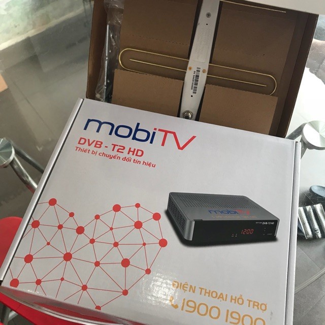 Trọn Bộ Đầu Thu MOBITV Angten, 15m dây - MOBITV