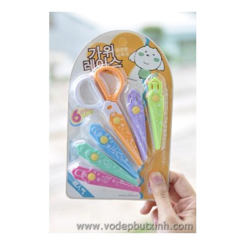 Kéo cắt 6 lưỡi tạo vân sóng siêu đẹp