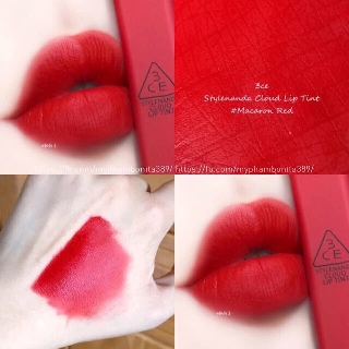 SON LỲ 3 Chị Em CLOUD LIP TINT MACARON RED